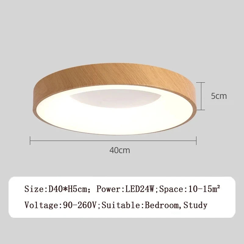 LED Modern Round Ceiling Lights 30/40/50/60 White Gray Home Decor Lamps For Bedroom Living Room Study Dining Rooms Light Lusters