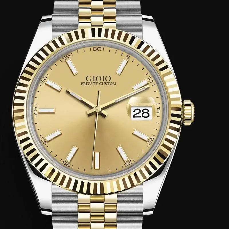 Luxury New Automatic Watch for Men Mechanical Watches Stainless Steel Datejusts Style Gold Black Blue White Diamond Dial