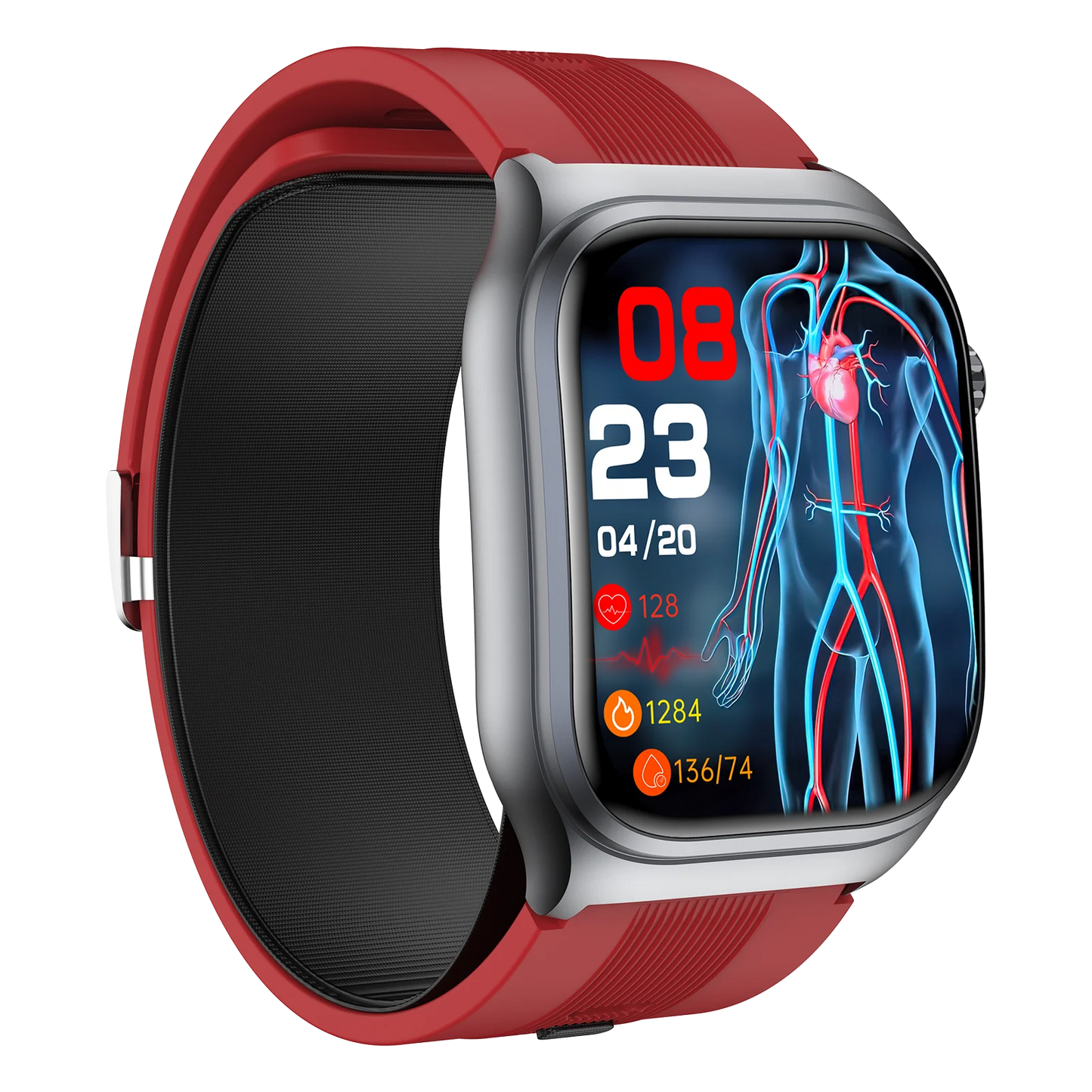 For XIAOMI 2025 Smart Watch New Air Pump Blood Pressure Lipid Uric Acid ECG NFC Body Temperature Answer Call Health Smartwatch