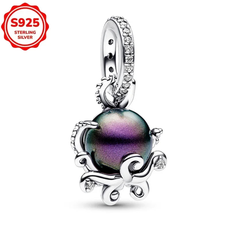 For Original Women 925 Bracelet Bangle Pendant Charm Disney Stitch 925 Sterling Silver Boutique Bead DIY Jewelry Gift New in Hot