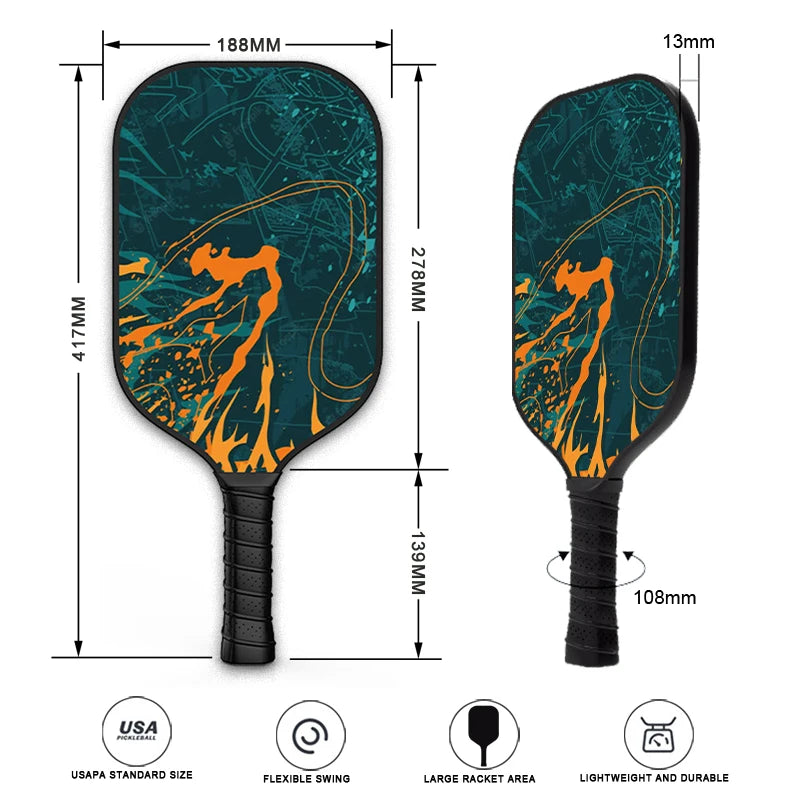 popular Pickleball must-have offensive fiberglass Pickleball Paddle, cricket bats, beach tennis rackets Factory direct supply ﻿