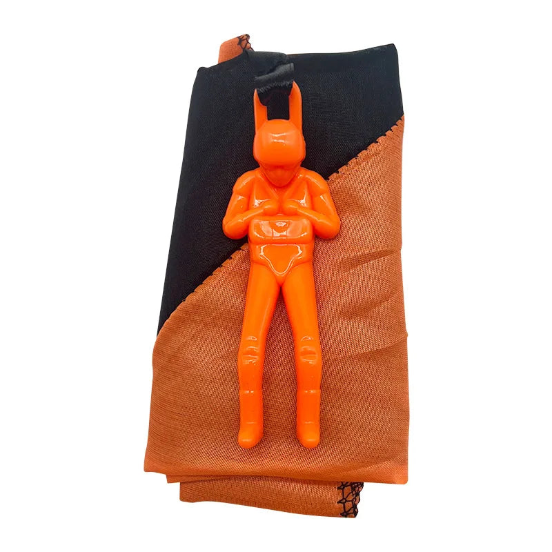 1pcs Hand Throwing Parachute Kids Outdoor Funny Toys Game Play Toys for Children Fly Parachute Sport with Mini Soldier Toys