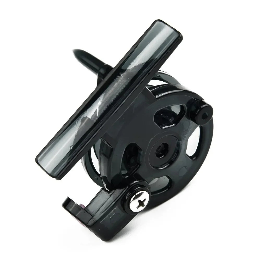 Fly Fishing Reel 50m Reel Portable Carp Winter Ice-Fishing Spool Tackle Gear ForOcean Boat Fishing Lake River Stream reels parts