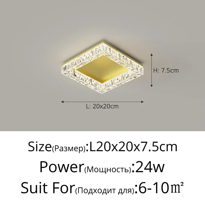 Home Decoration Chandelier Modern Light Luxury LED Ceiling Lamp For Living Room Bedroom Home Decor Indoor Lighting Light Fixture