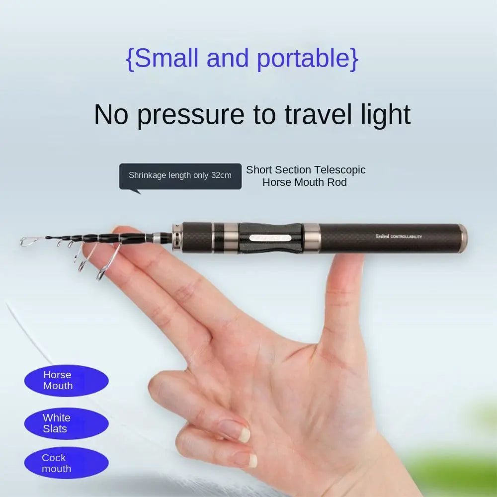 Telescopic Fishing Rod Full Kits Casting Rod Glass Fibre Fishing Rod Set 1.5m-1.8m Spincast Fishing Reel Fishing Pole Fishing