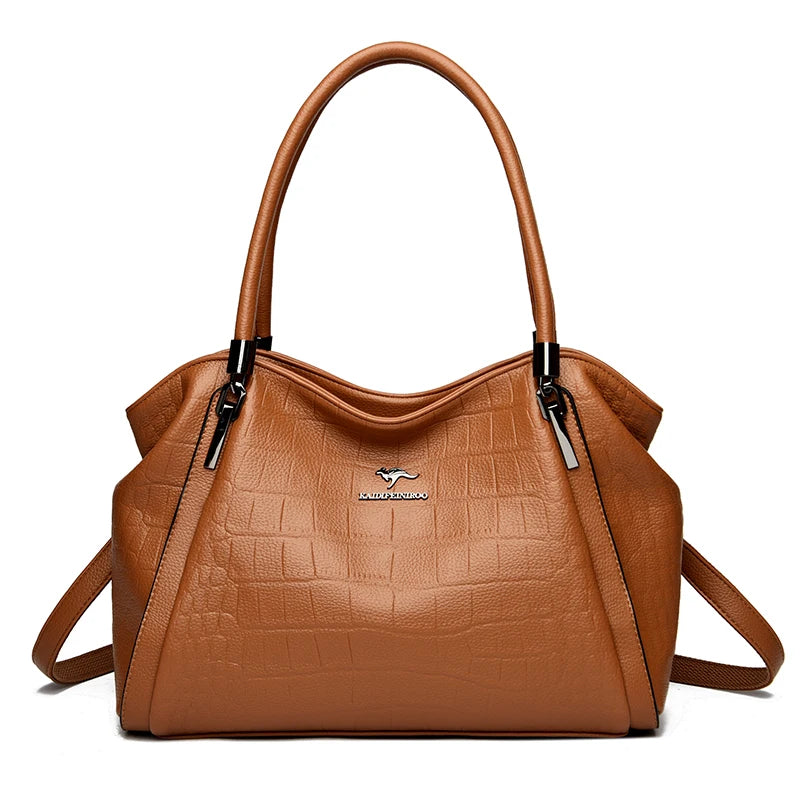 Designer Ladies Shoulder Crossbody Leather Bags High Quality Handbags For Womens Bags Luxury Messenger Handle Female Sac A Main