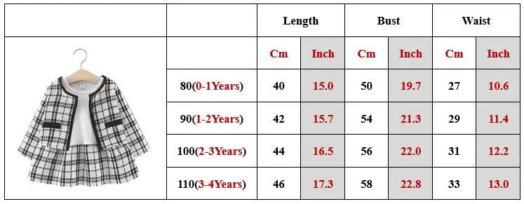 Baby Girl Clothes Set Kid Dress+Coat 2Pcs Girl Suit Fashion Plaid Baby Costume Wedding Party Toddler Outfit Princess Dress A897