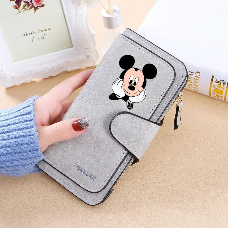 Mickey Minnie Wallet Women Wallets Card Wallet Coin Wallet Womens Bags for Women Purse ID Wallets Female Coin Purse Girls Gift