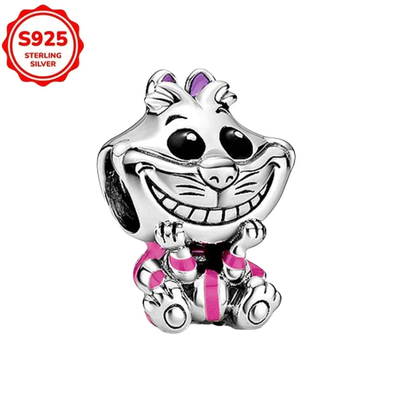 For Original Women 925 Bracelet Bangle Pendant Charm Disney Stitch 925 Sterling Silver Boutique Bead DIY Jewelry Gift New in Hot