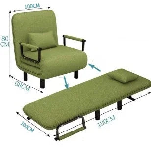 Modern folding sofa bed apartment small apartment simple single and double folding sofa with armrest