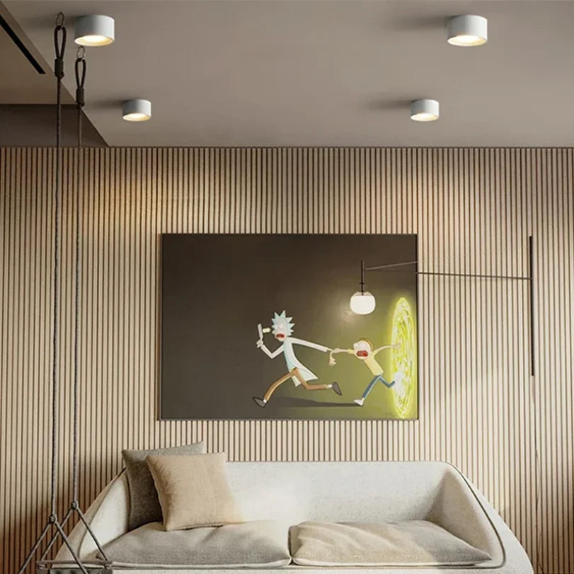 LED Ceiling Mounted Lights for Living Room Bedroom Hallway Corridor Modern Nordic Cylinder Minimalism Indoor Home Decoration