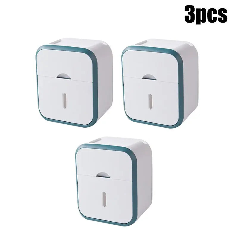 Bathroom shower rack storage rack tissue box wall mounted waterproof toilet paper storage box