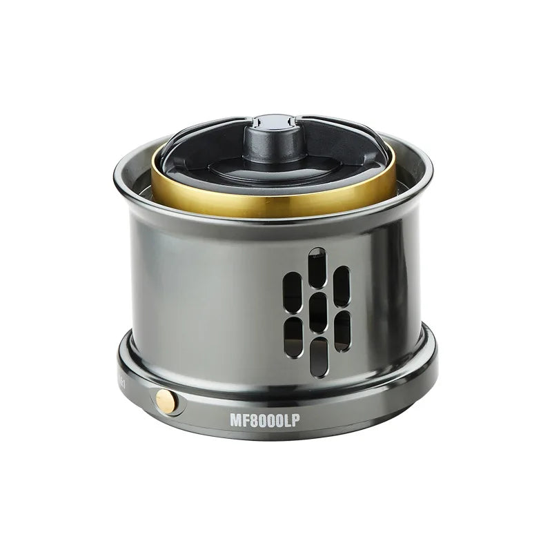Fishing Reel Spool 8000 -12000S Spare Wire Cup All Metal Spool Diagonal Mouth Design Spinning Spool Carp Saltwater for Accessory