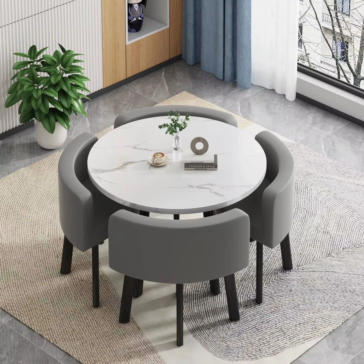 Storage, Dining Table,holddining Table Set  Store, Shop, Negotiation, Comedor Compacto Reception, Round Table