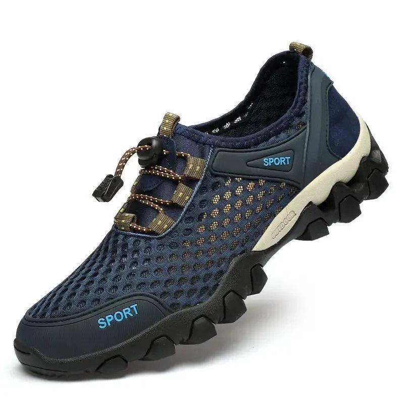 Men Trekking Hiking Shoes Aqua Shoes Breathable Mesh Water Sneakers Outdoor casual Climbing Shoe Elastic Soft Sport Footwear
