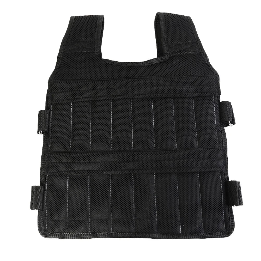 3/15/35kg Workout Weight Jacket Adjustable Weighted Exercise Vest Workout Equipment for Boxing Training Workout Running Fitness