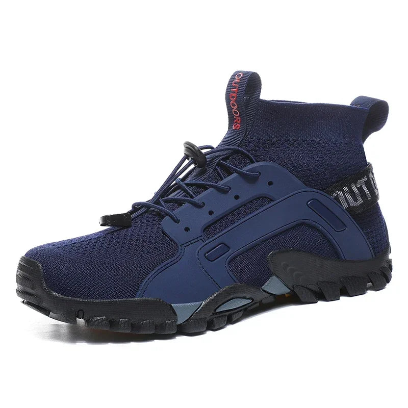 Hiking Shoes for Man Outdoor Comfortable Breathable Mesh High Top Boots Mountaineering Woman Quick Drying Leisure Travel Sneaker