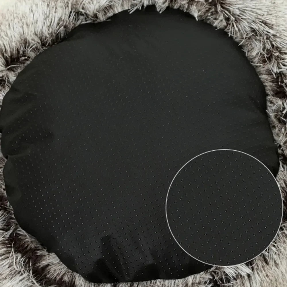 Semi Enclosed Pet Sleep Bags Long Round Cat Cushion Soft Plush 2 In 1 Warms Cats Beds Simple Comfort Warm Puppy Sleeping Nest