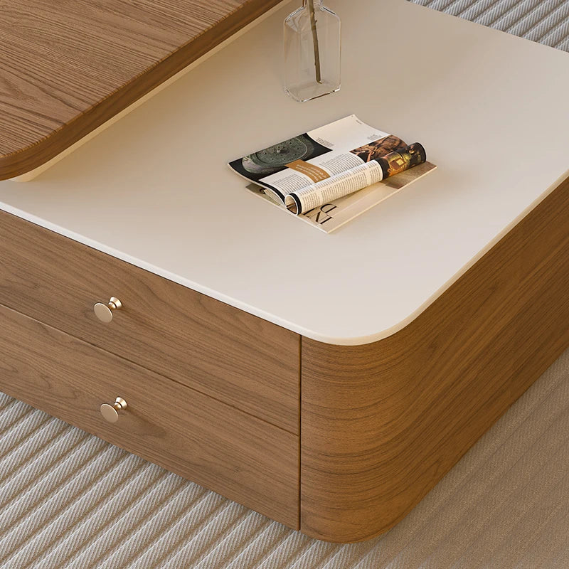 Aesthetic Simple Coffee Table Premium Luxury Glam Trendy Coffee Tables Drawers Storage Mesa De Centro Sala Living Room Furniture