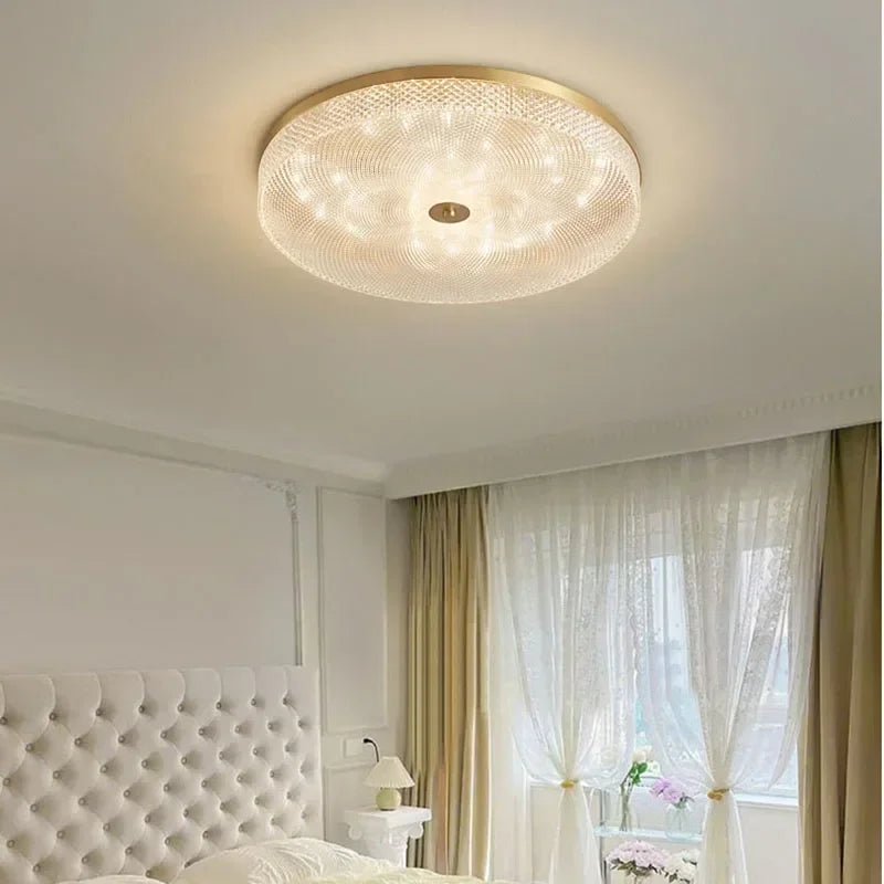 Modern Minimalist LED Circular Acrylic Ceiling Light Bedroom Living Room Dining Room Home Decoration Lighting