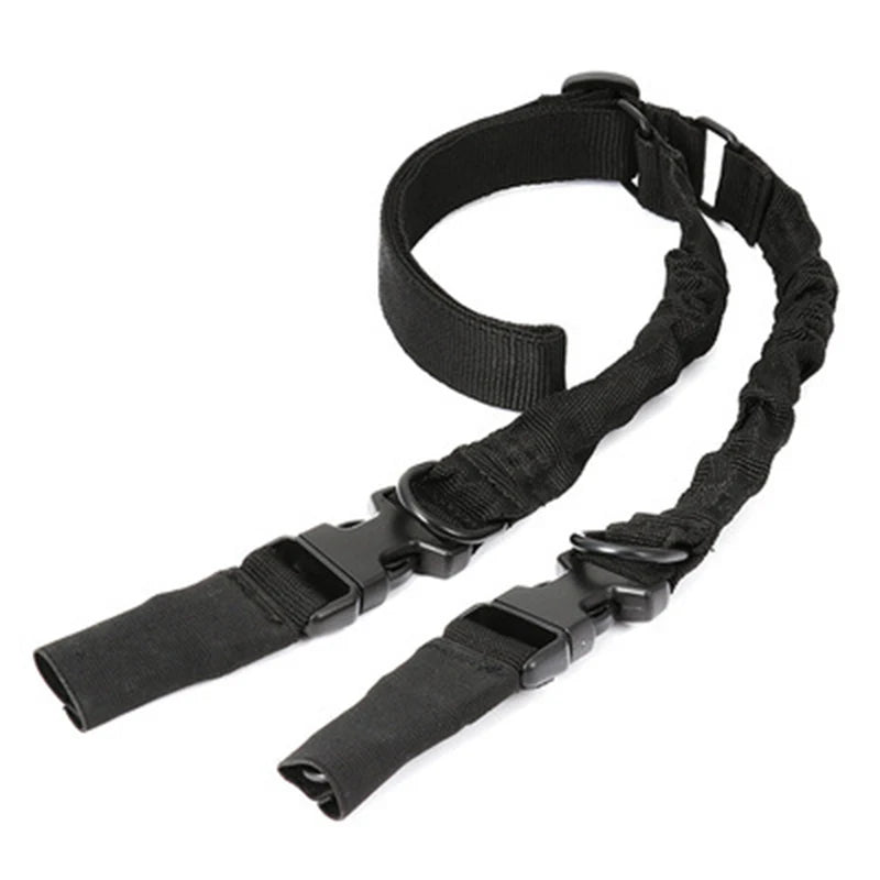 Shot Gun Belt Hunting Accessories Molle Gear Molle Single Point Gun Sling Shoulder Strap Rifle Rope Belt with Metal Buckle