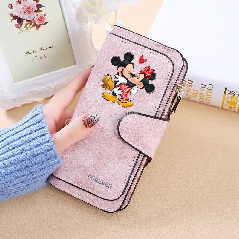 Mickey Minnie Wallet Women Wallets Card Wallet Coin Wallet Womens Bags for Women Purse ID Wallets Female Coin Purse Girls Gift