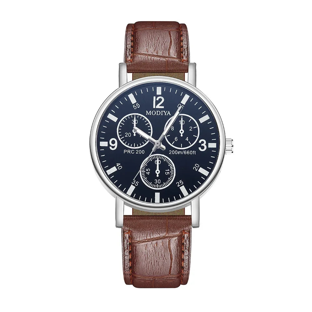 Men Watches Business Wrist Watch Luxury Leather Strap Analog Watches Quartz Wristwatches Clock Men Women Relogio Masculino