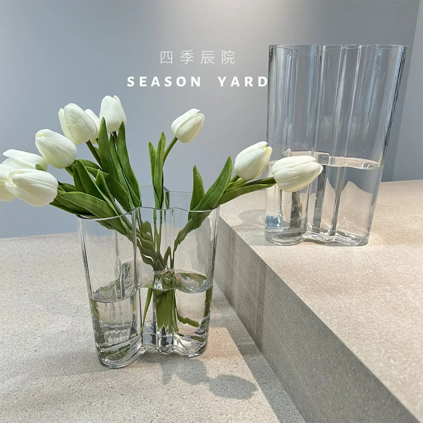 Handmade Blown Glass Vases In Lakes, Simple and Creative Dining Table, Living Room, Decorative Flower Ware