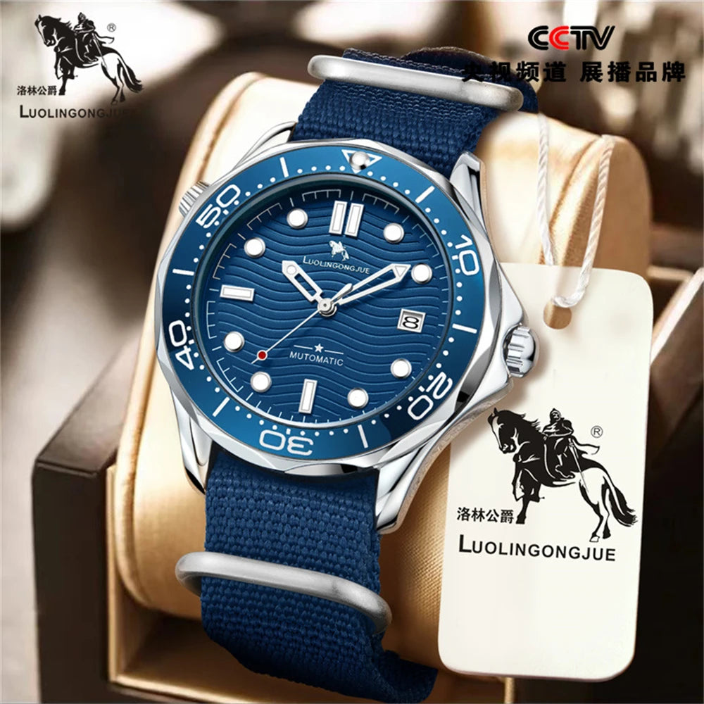 Men's Luxury Brand Business Sport Automatic Mechanical Watches 2025 MM300 NH35 Steel Waterproof Watch For Men WristWatches Clock