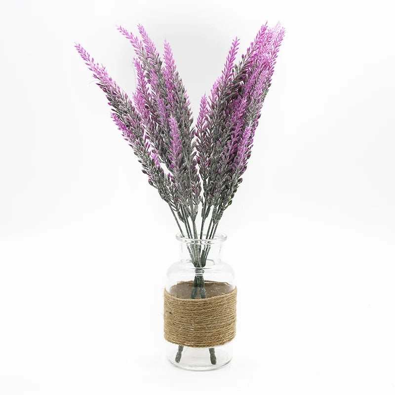 Artificial Plants Scrapbooks Plastic Lavender Vases Room Home Decor Ornamental Flowerpot Garden Cheap Wedding Decorative Flowers
