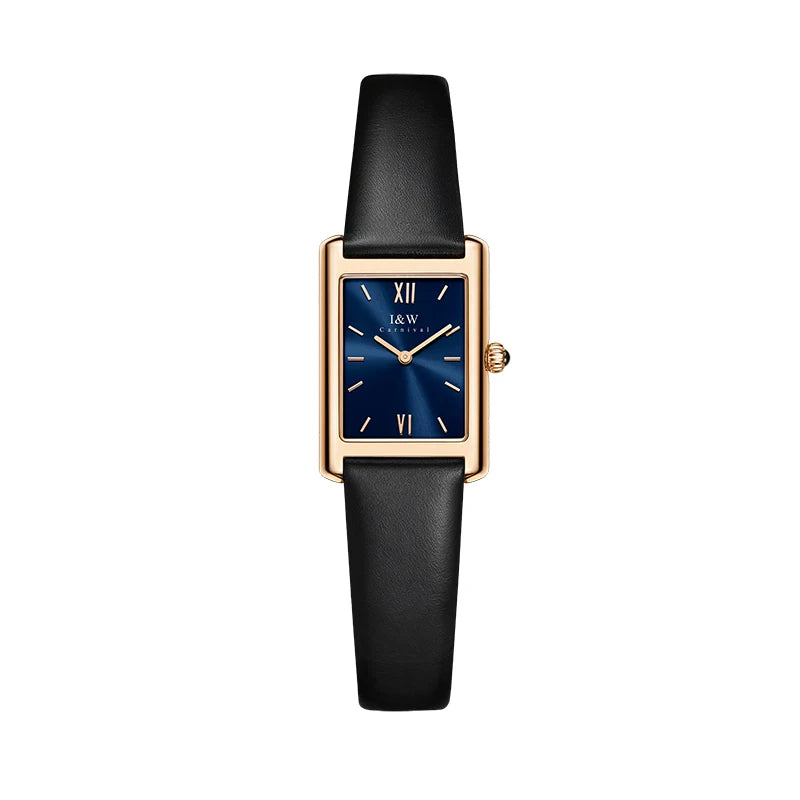 Zegarek Damski Switzerland Made Quartz Watch for Women IW Fashion Women's Watches Sapphire Leather Waterproof Lady Dress Watch