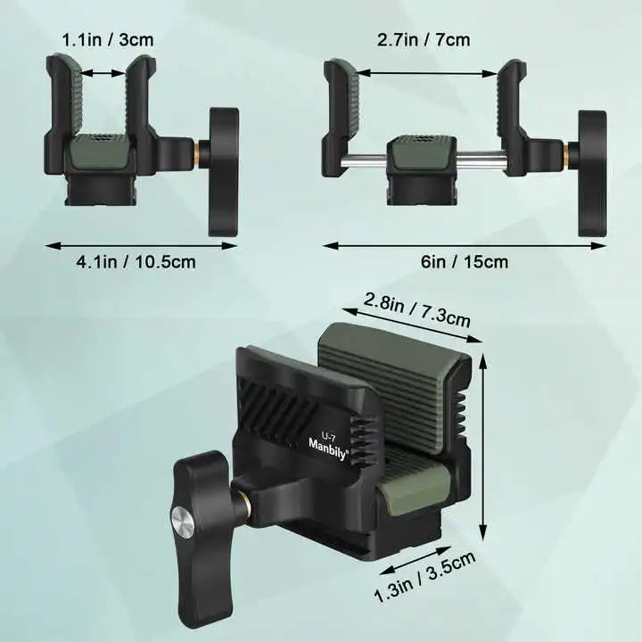 Aluminum Hunting Adapter Precision Shooting Head Clamp Saddle for Outdoor Adventure Activity
