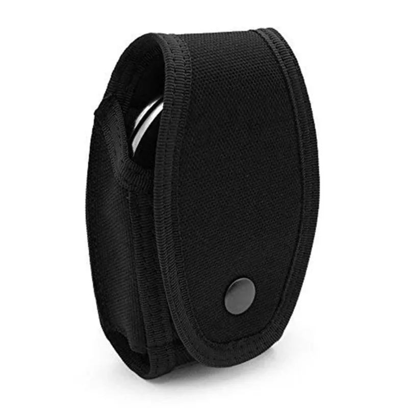 Tactical Profession Handcuffs Case Police Shackles Holster Molle Belt Pouch Nylon Holder Handcuff Hunting Accessories Equipment