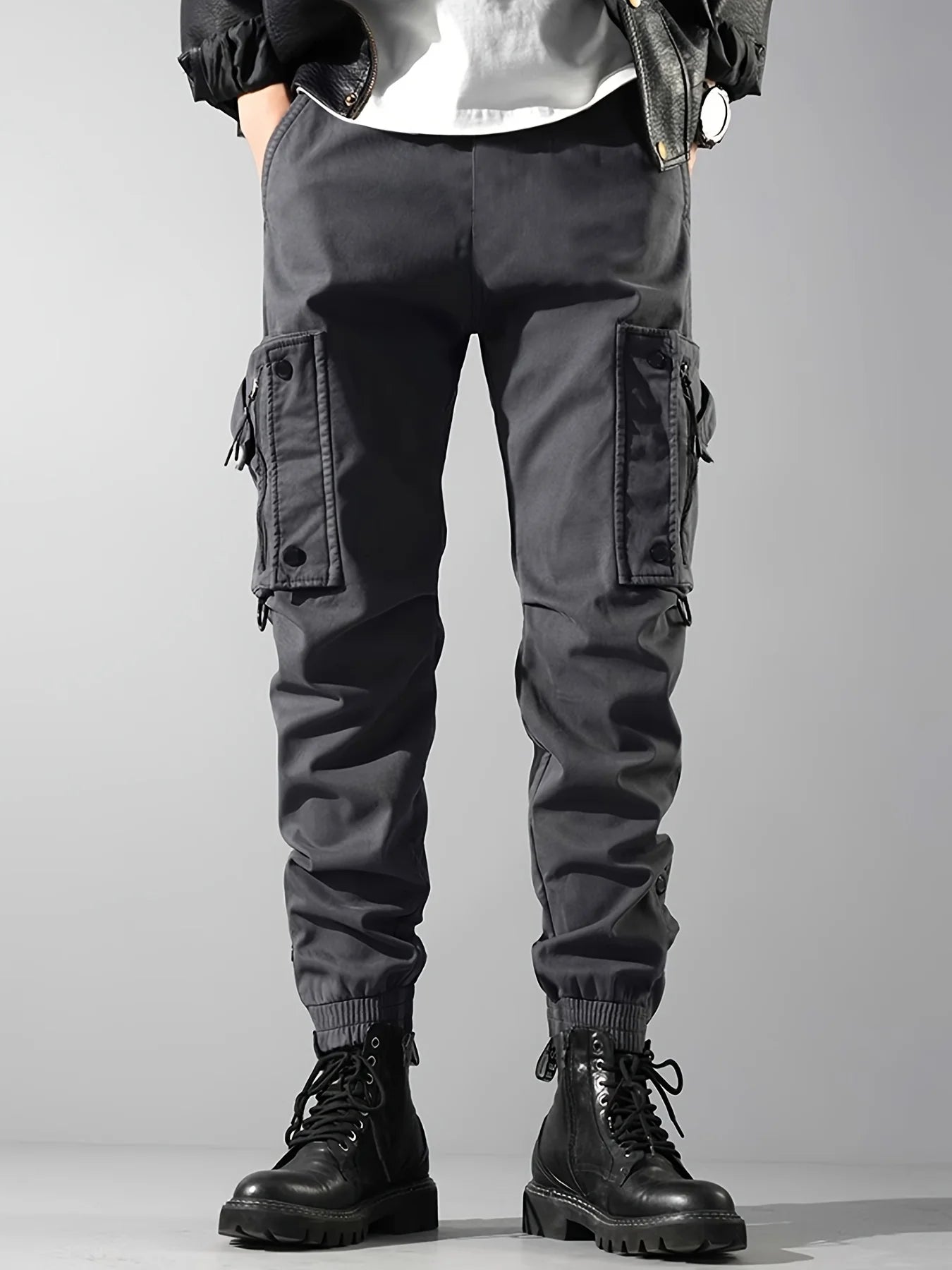 Men's Cargo Sweatpants Athletic Running Pants Mens Cargo Pants Casual Hiking Pants Joggers Fitness Pants Track Pants Streetwear