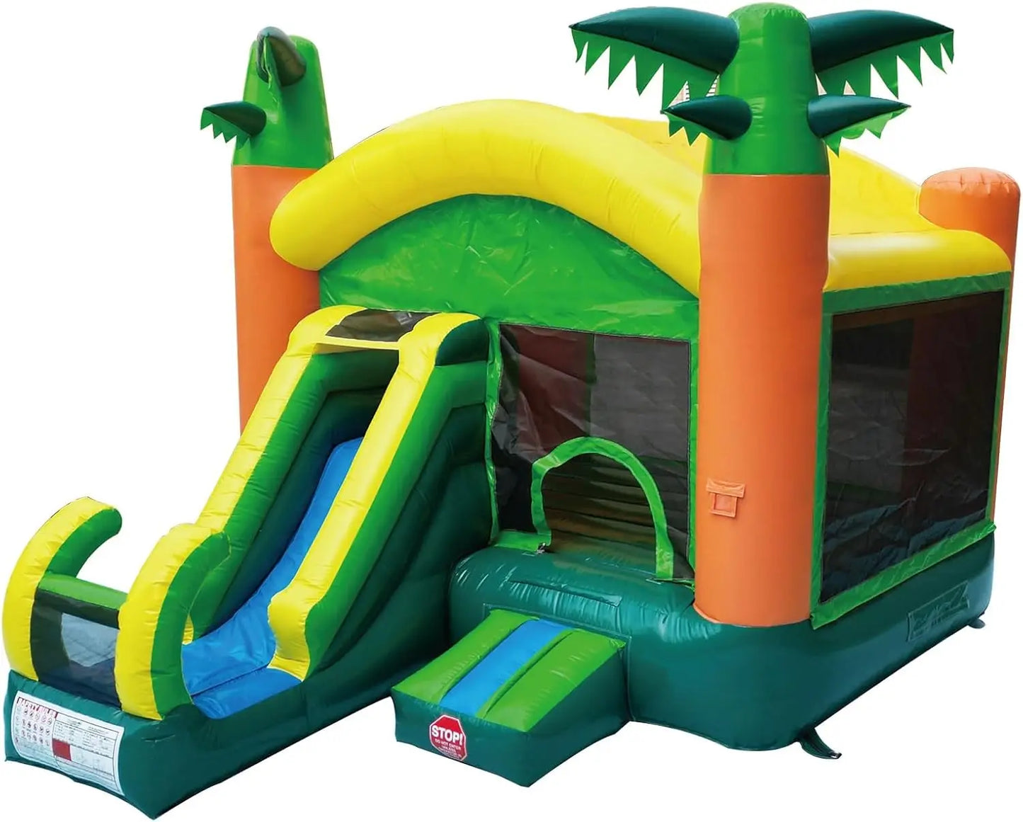 Inflatable Bounce House with Slide for Big Kids,Large Jumping Area,100% PVC Commercial Material,Outdoor Large 17'x 13' x 12'