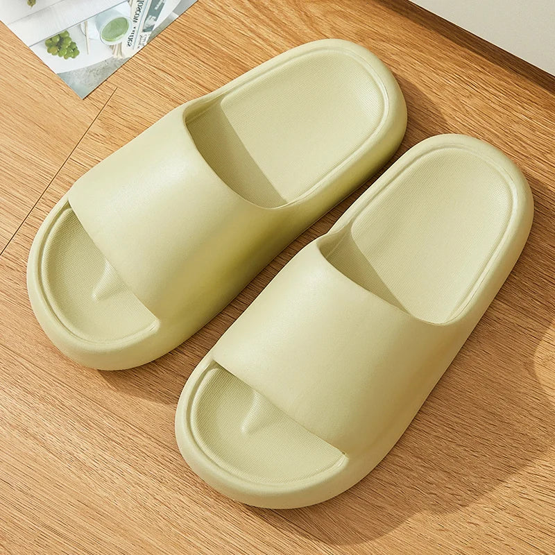 Lightweight Platform Slippers Women Super Soft Non Slip Beach Flip Flops Woman Comfort Couples Indoor Slides Shower Shoes