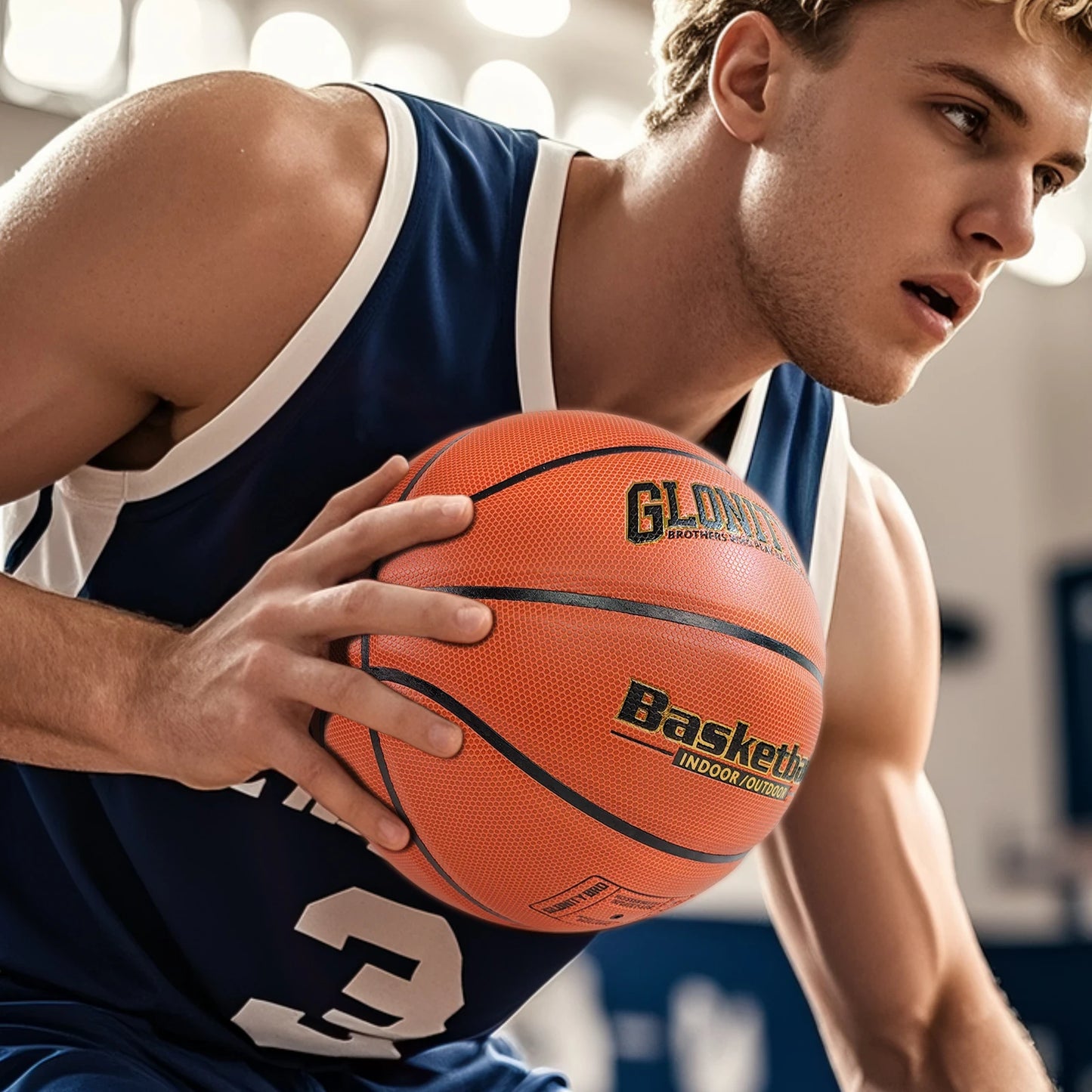 Customized Basketballs Wear-resistant In&Outdoor Size 7 6 5 Basketball Student Adults Team Sports Training Game Ball Gift Brown