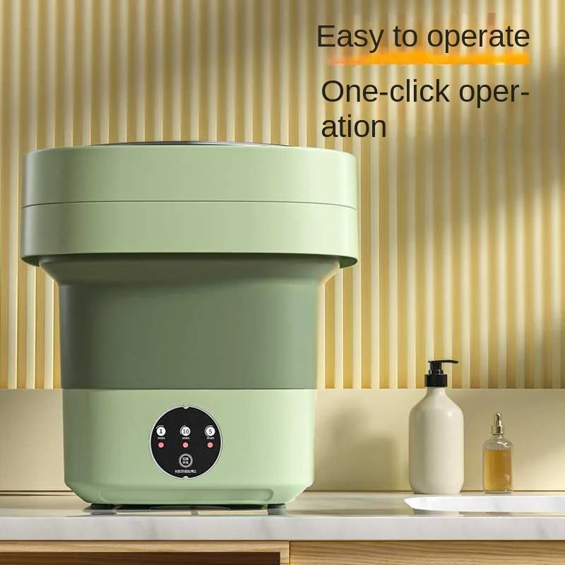 Foldable Mini Washing Machine Portable Mini Socks Underwear Panties Washing Machine Big Capacity 3 Models With Spinning Dry