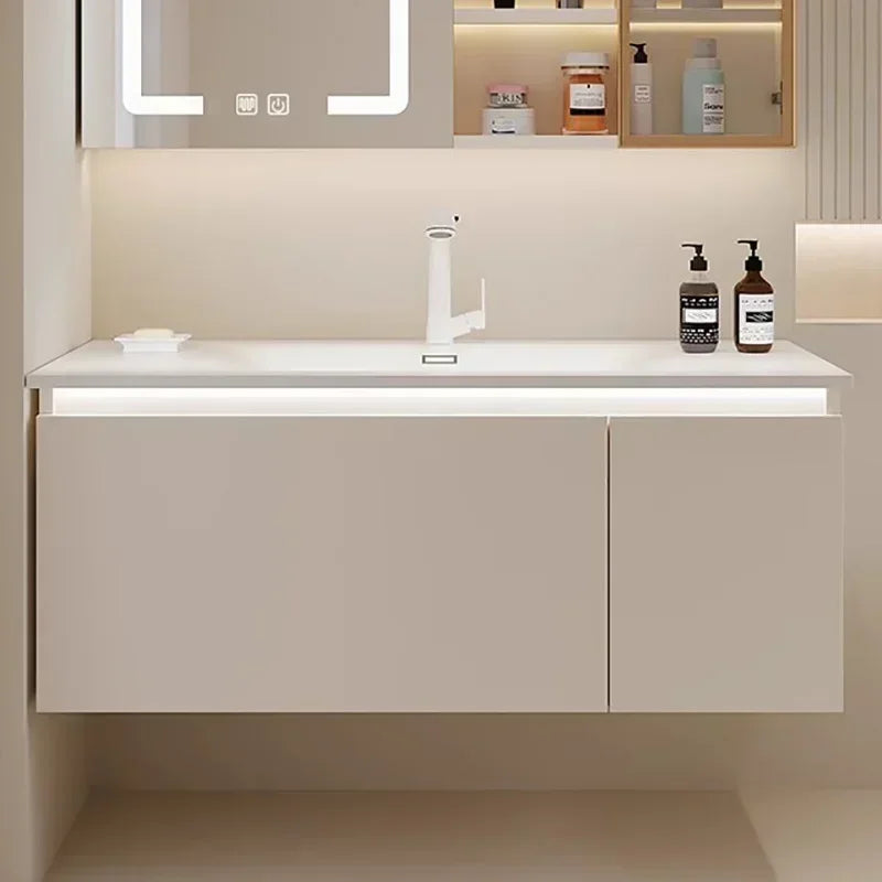 Washbasin Storage Bathroom Cabinets Mirror Wall Shelf Tool Drawer   Display Casa Arredo Room Furniture YY50BC