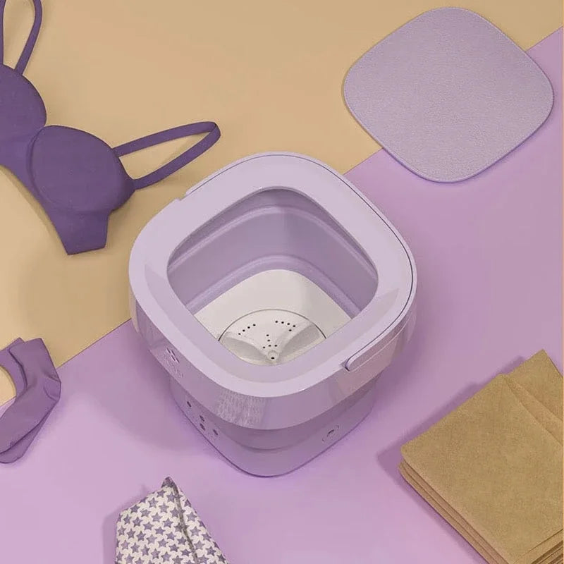 Xiaomi Moyu Mini Washing Machine Portable Folded Cleaning Machine Laundry Machine Underwear Sock Baby Clothes Cleaner for Travel
