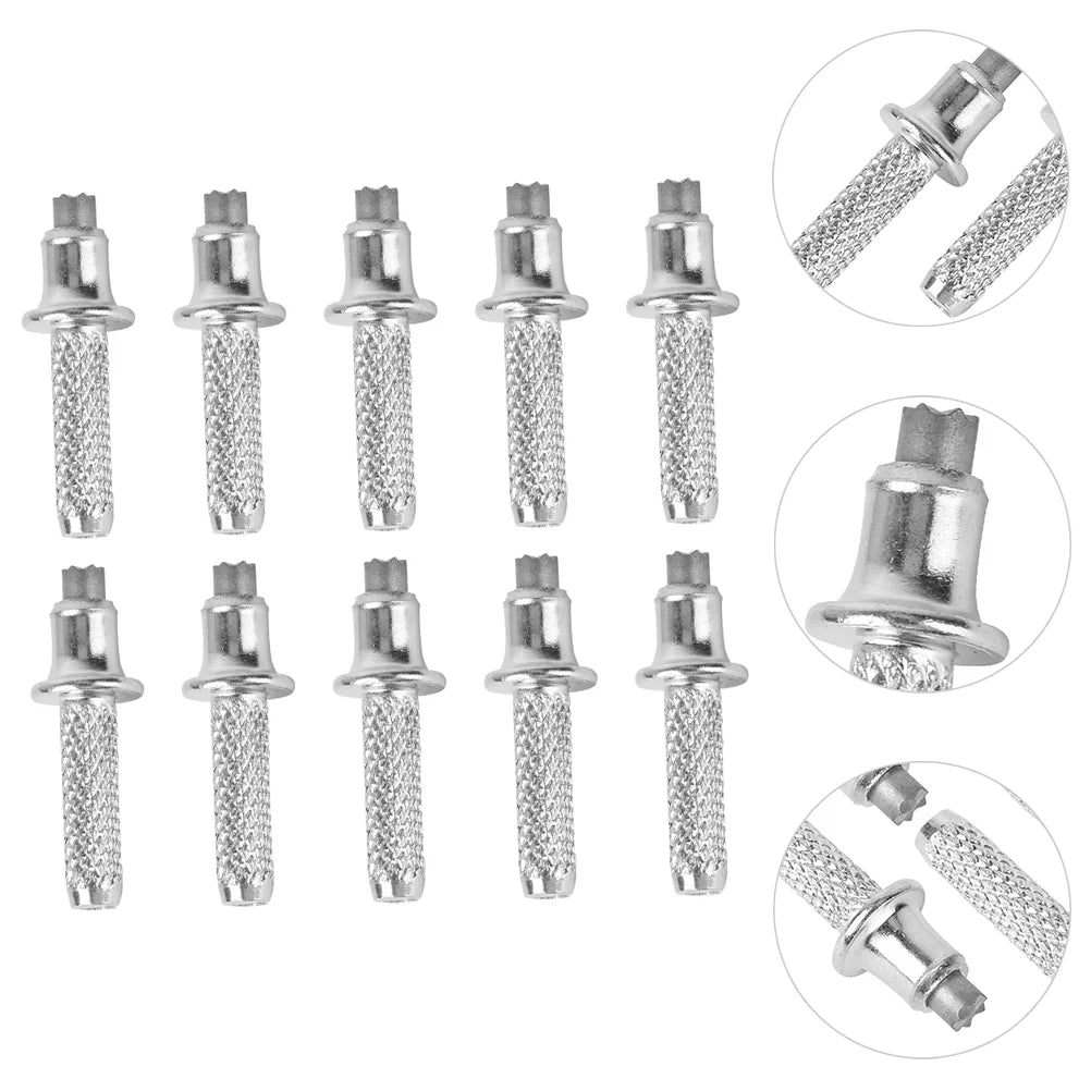 10 Pcs Alpenstock Accessories Trekking Walking Replacement Tips Stick for Climbing Rod