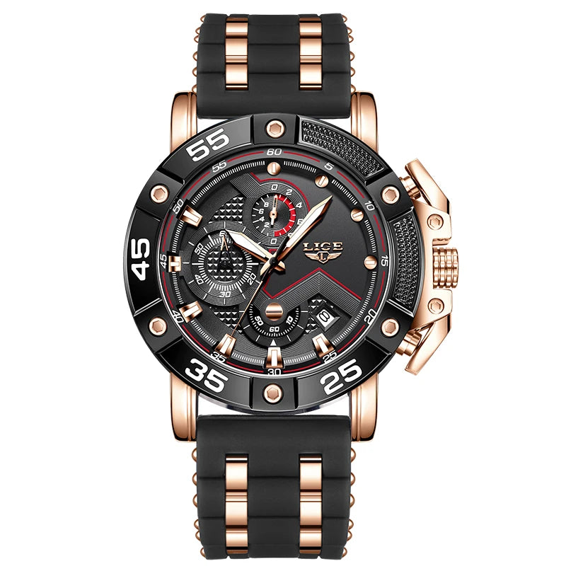 2025 Watches for Men LIGE Top Luxury Brand Quartz Mens Watch Sport Waterproof Wrist Watches Chronograph Date Relogio Masculino