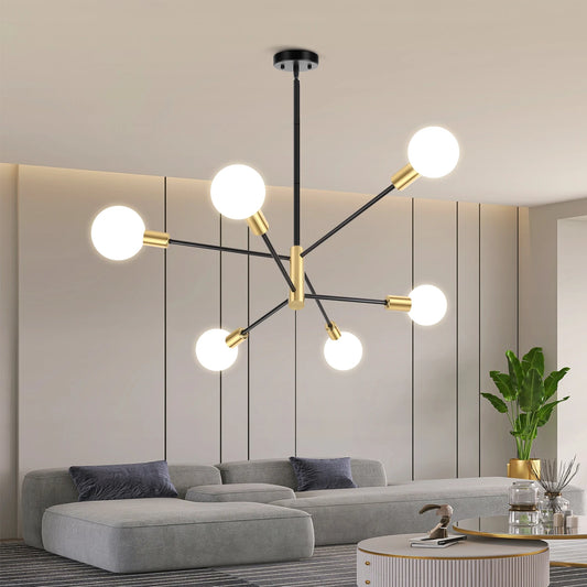Chandelier LED Ceiling Hanging Lighting Long Position Platfond Lamp Kitchen Dinng Living House Room Pendant Light Home Decor E27