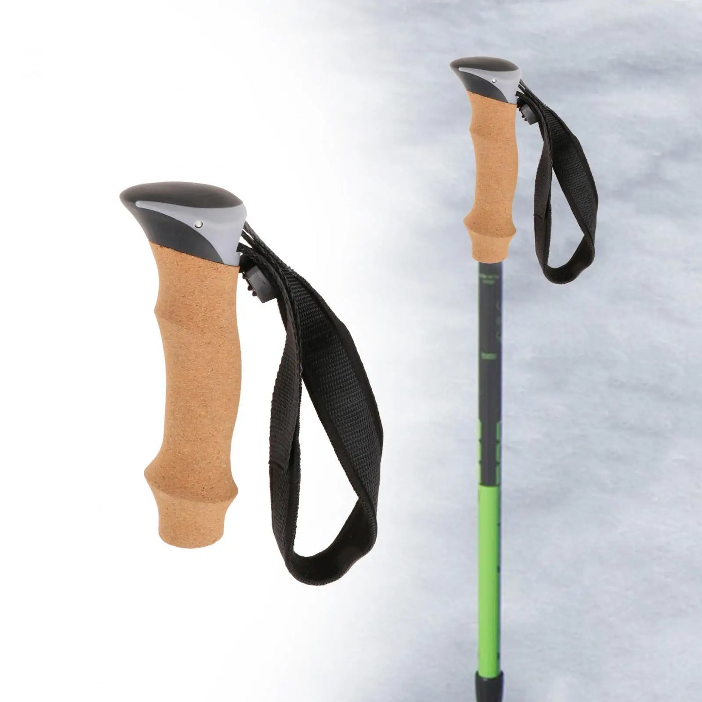 Trekking Rod Handle Canes Grip Replacement Portable for 18mm Poles Anti Slip