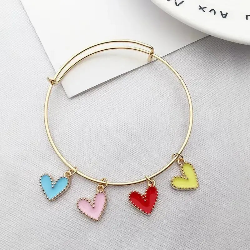 30/50pcs Of Random Dripping Oil Pearlescent Conch Shell Starfish Diy Jewelry Accessories Bracelet Earrings Pendant Alloy