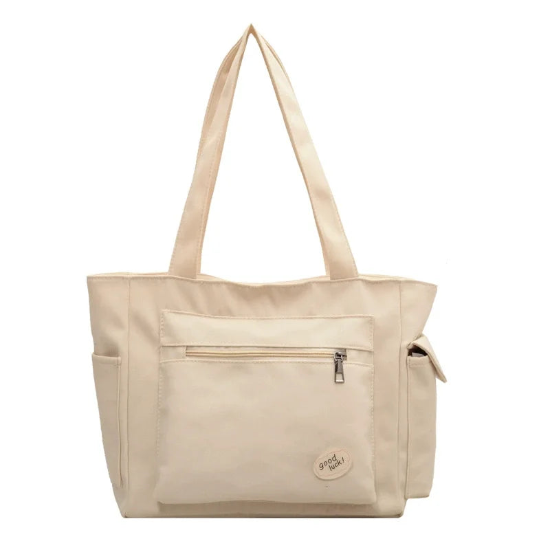 Women's bags fashion trends large capacity student bags Oxford canvas mom shopping bags armpit bags multifunctional bags