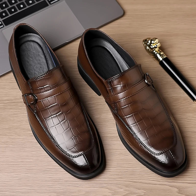 New Arrival Mens Leather Oxford Shoes Handmade Man Formal Dress Footwear Outdoor Casual Male Walking Shoes Simple Business Shoes