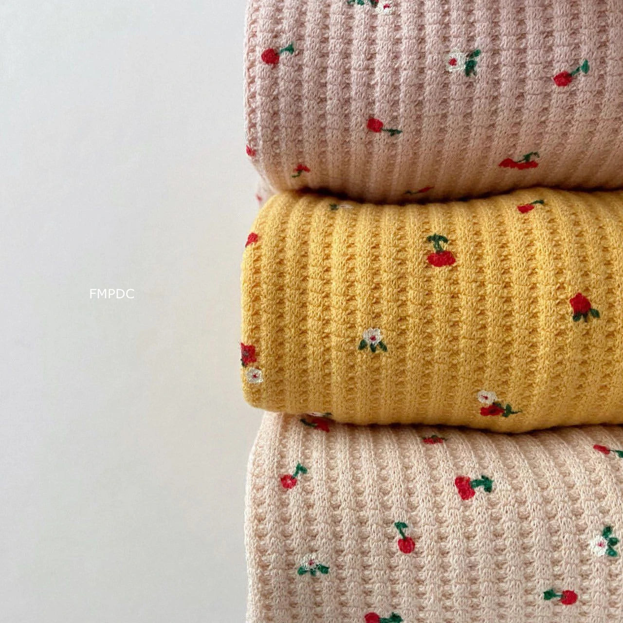 Baby Clothes Girl Autumn Newborn Sets Round Neck Fruit Cherry Print Long Sleeve Pants 2PCS Infant Suit Toddler Children Clothing