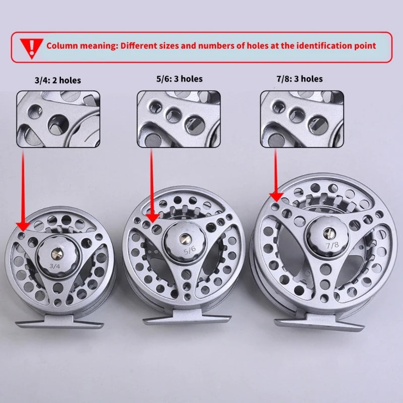 F1FD 3/4 5/6 7/8 Fly Fishing Reel 2+1BB 1:1 Spool Reel Tackle Accessories for Trout