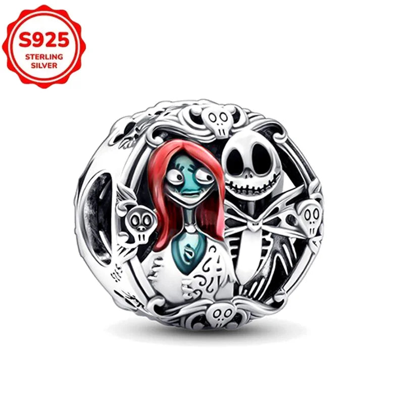 For Original Women 925 Bracelet Bangle Pendant Charm Disney Stitch 925 Sterling Silver Boutique Bead DIY Jewelry Gift New in Hot